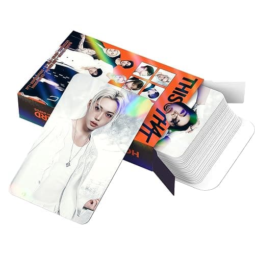 PYAJUU Stray Kids Photocards 124 PCS SKZ THIS & THAT Album Photo Cards with 64 PCS Stickers KPOP Gift RUN IT Lomo Merch for SKZ Boys and Girls Straykids Laser Greeting Cards 2026 thumbnail 5