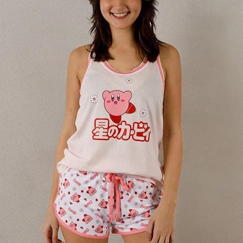 Bioworld Kirby Floral Tank Top & Shorts Sleep Set thumbnail 10