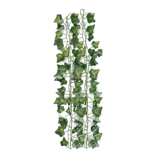 6 Pack 41.4 Ft Artificial Ivy Garland, Fake Vines with Green Leaves, Realistic Hanging Plants for Home/Wedding and Party Decoration thumbnail 9