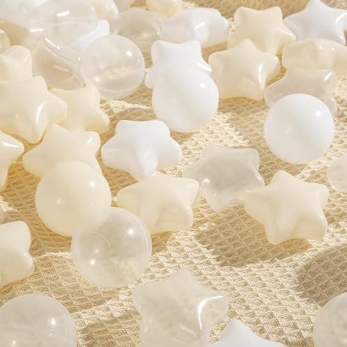 TRENDPLAY Star Ball Pit Balls for Toddlers -50 100 200 Count Star Balls Different Shapes, Non-Toxic Plastic Balls for Safe Play, Boys Girls Festival Party Decoration thumbnail 5