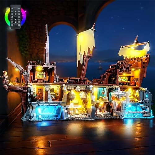 BrickBling LED Light Compatible with Lego The Goonies | Decoration Lamp Compatible with Lego 21363 - Excluding Model (RC Version Light) thumbnail 6