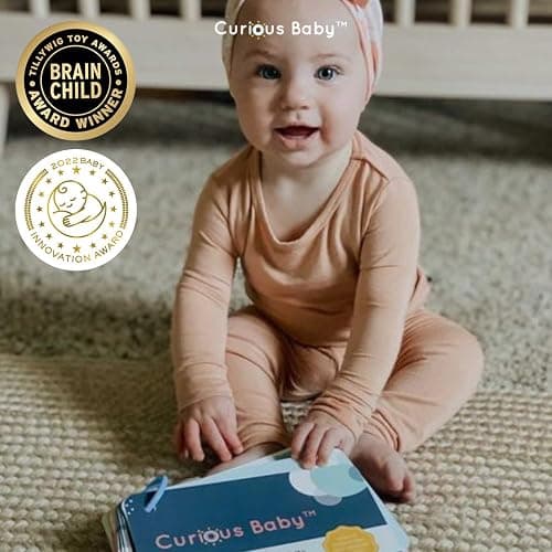 Curious Baby™ Award Winning 40+ Activities for Baby & Me (0-12 Months) | Developmentally-Focused and Stimulating Creative Playtime Ideas for Baby & Me | Includes Black/White High-Contrast Cards thumbnail 3