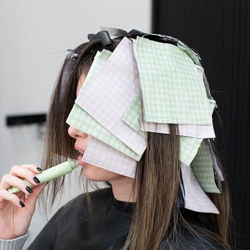 FRAMAR Gingham Hair Foil – Hair Foils For Highlighting, Pop Up Foil For Hair Highlighting, Salon Foils For Hair Highlighting Kit, Long Hair Foils For Bleach, Salon Foils For Hair Stylist – 500 thumbnail 8