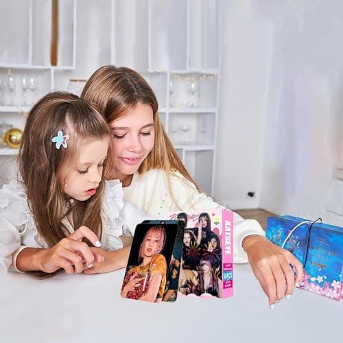 CCHZYSKO Katseye Photo Cards Novel Idol Album Cards Set Mini Photocards Set Fans Girls Fans Novel Idol Album Cards 04-60 cards 32 stickers thumbnail 6