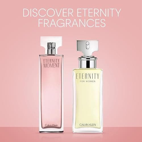 CALVIN KLEIN Eternity Moment - Eau de Parfum for Women - Floral Fragrance with Notes of Sweet Lychee, Pink peony and Raspberry Cashmere - High Longevity thumbnail 3