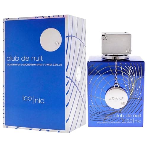 Armaf Club de Nuit Blue Iconic for Men Eau de Parfum Spray, 3.6 Ounce thumbnail 5