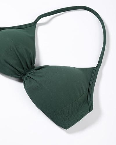 AUROLA Influence Strappy Bra Sports Bras for Women, Backless Padded Impact Strappy Bra Workout Gym Yoga with Removable Cups thumbnail 7