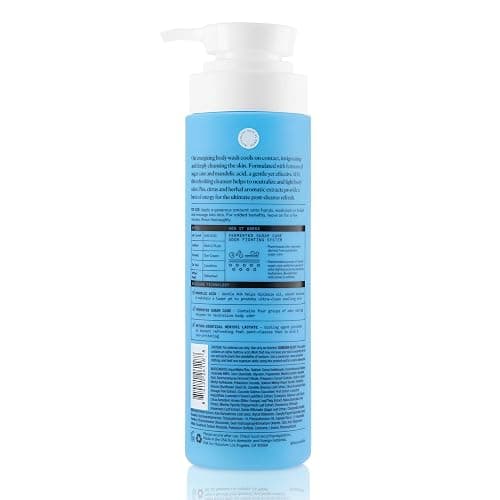 Naturium Mandelic Acid Body Wash, Sugar Cane & Menthyl Lactate, 500 mL | Energising Deep Cleanser with AHA Blend, Instant Cooling Formula, Neutralises Odour, Lasting Freshness, for All Skin Types thumbnail 2