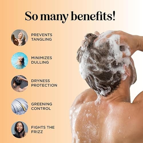 Pre Swim Chlorine Hair Protection Treatment - Saltwater & Pool Hair Protector for Swimming with Barrier Protecting Plant Amino Acids - Helps Prevent Dryness Greening Color Fading & Frizz (8 Fl Oz) thumbnail 5