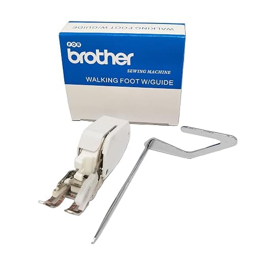 HONEYSEW Open Toe Walking Foot W/Guide for Brother Sewing Machine Quilting and Sewing Stitch Through Multiple Layers thumbnail 2