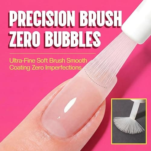 Morovan Super Strong Nail Glue: Glue for Press Ons & Acrylic & Fake Nails Tips Brush on Long-Lasting Fast-Drying No U V Light Needed for Beginners DIY Home or Salon Manicure thumbnail 3