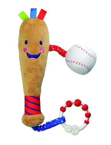 Little Sport Star Newborn Baby Baseball Toy | Ideal Toy from Birth to 12 Months | Multi Sensory Toy | Extra Sensory Features for Babies | Part of The Collection for Babies - Image 1