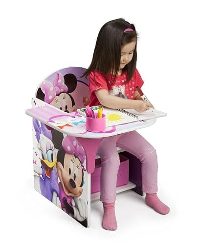 Delta Children Chair Desk With Storage Bin, Disney Minnie Mouse thumbnail 4