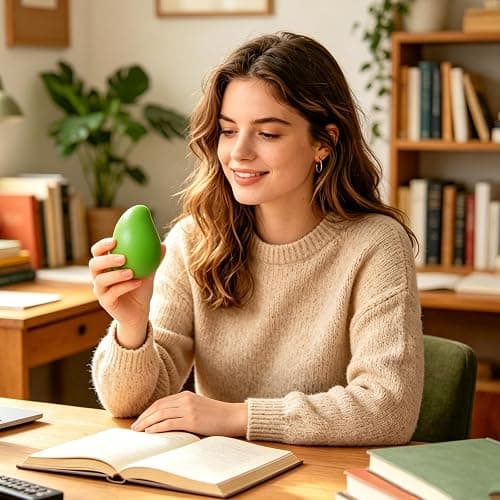 Crunchy Mango Squishy, Chameleon Mango Stress Ball for Adults thumbnail 2