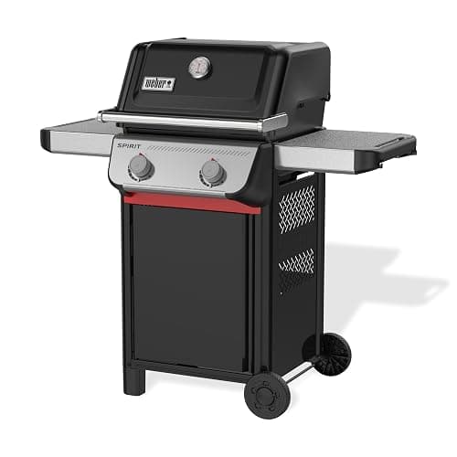 Weber Spirit E-210 Liquid Propane Gas Grill for Outdoor Cooking and BBQ, 2 Burners, Black – Porcelain-Enameled Cast-Iron Grates & Snap-Jet Ignition thumbnail 4