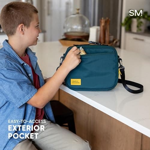 Simple Modern Hadley Lunch Box with Shoulder Strap | Kids & Adults | Insulated Bag with Pockets for Women, Men, Girls, Boys thumbnail 5