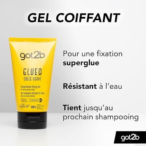 Got2B Glued Gel Waterproof, Gel Capelli Tenuta Straordinaria ad Effetto Fissante, 150 ml thumbnail 3