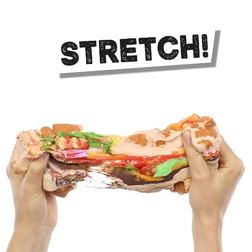 Slime Life Cheeseburger DIY Slime Kit - Unboxing Ingredients to Make, Smash, and Stretch Your Food Slime, Ages 8+ thumbnail 7