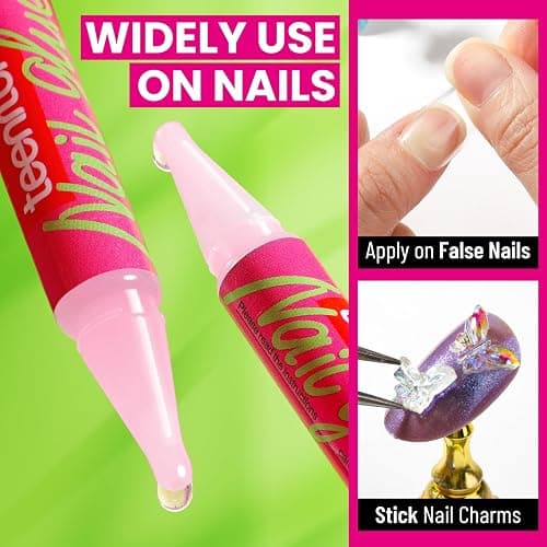 Teenitor 30Pcs Nail Glue for Acrylic Nails, Strong Nail Glue for Press Ons Nails, Nail Glue Bulk for Broken Nail Nail Bond Glue, Super Glue for Nails Fingernail Glue thumbnail 6