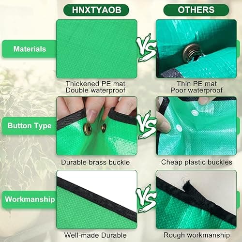 HNXTYAOB Repotting Mat for Indoor Plant Transplanting and Mess Control 27"x 27" Thickened Waterproof Potting Tray Foldable Succulent Potting Mat Portable Gardening Mat Garden Gifts for Women & Men thumbnail 5