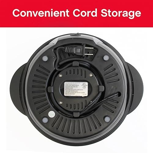 West Bend 82707B Stir Crazy Hot Oil Popcorn Popper, Popcorn Maker Machine with Large Serving Bowl Lid and Stirring Rod, 6 Qt, Black - 6-Quart - Black thumbnail 6