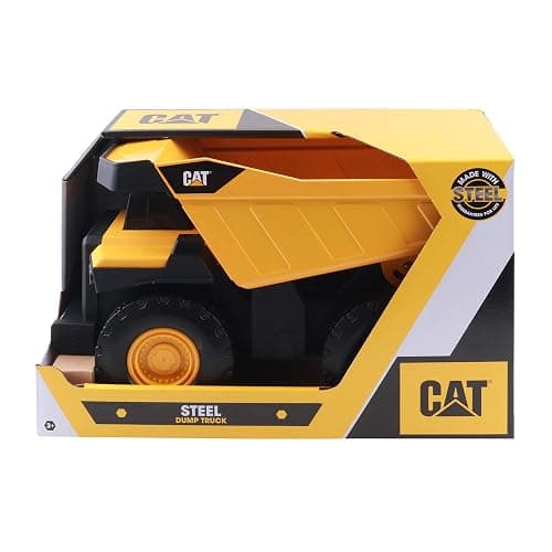 Cat Construction Toys, Steel Dump Truck 16" - Real Steel Body, Working Dump Bed, Oversize All-Terrain Wheels, Heavy-Duty Construction Vehicle for Indoor/Outdoor Play, Kids Ages 3 + thumbnail 5