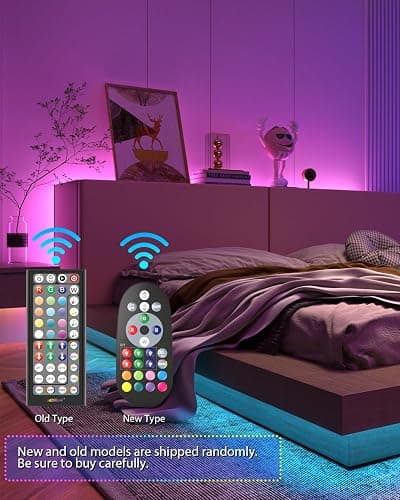 Mexllex LED Strip Lights 10M (1X10M) APP Control Colour Changing LED Lights with Remote, Music Sync Built-in Mic, SMD RGB Light Strips RGB LED Strip, Led Lights for Bedroom Home Decoration thumbnail 3