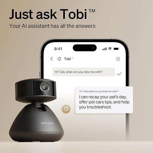 PETLIBRO AI Pet Camera Indoor with Phone App, 360° Auto Tracking Dog Camera Multi-Pet Recognition & AI Day Summary, 1080p Cat Camera Night Vision, 2-Way Talk WiFi Cam Pet with 2.4G/5G thumbnail 7