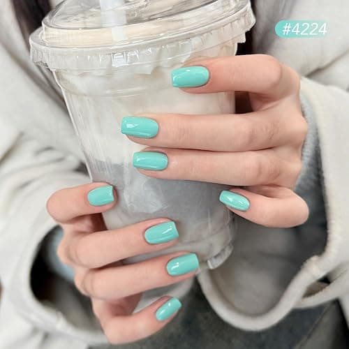 GAOY 42 Pcs Gel Nail Polish Set, 39 Pastel Colors, UV Gel, Blooming Season | With Base Coat, Glossy & Matte Top Coat, Spring Green Yellow Pink Colors, UV/LED Cure Required, DIY Manicure at Home thumbnail 5
