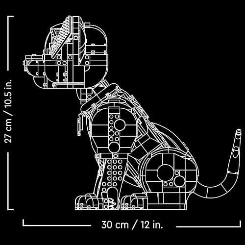 LEGO | Disney Cachorro de 101 Dálmatas - Maqueta para Construir para Adultos de Figura Articulada de Perro Interactivo - Se Transforma en 6 Perros Diferentes - Regalo para Mujeres y Hombres Fans 43269 thumbnail 3