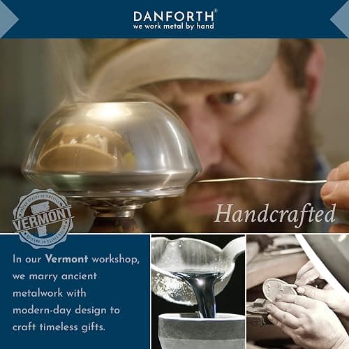 DANFORTH Four Leaf Clover Lapel Pin | Handcast Pewter Shamrock Lapel Pin, 3/4", Made in USA by Vermont Artisans | Lucky Irish Souvenir, St. Patricks Day Accessories thumbnail 9