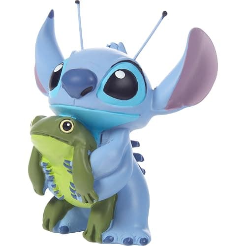 Precious Moments | Disney Stitch & a Frog Mini Figurine | Hug It Out Disney Stitch Resin Mini Figurine | Lilo thumbnail 3