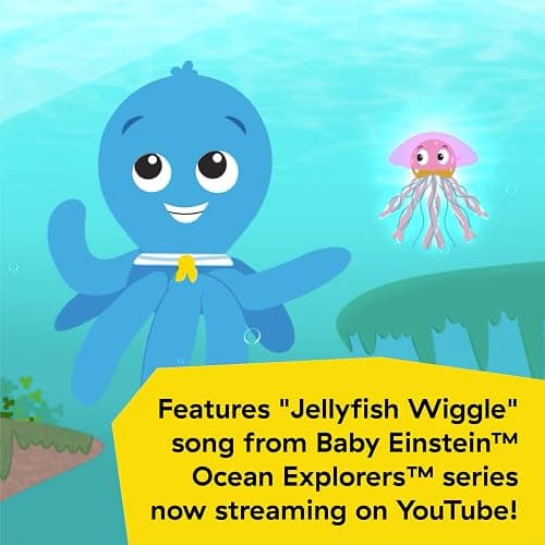 Baby Einstein Ocean Explorers Go Opus Go 4-in-1 Crawl & Chase Activity Learning Toy, Music and Lights, Ages 3 Months to 5 Years thumbnail 9