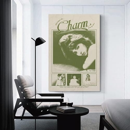 Charm Clairo Canvas Poster Bedroom Decoration Landscape Office Valentine's Birthday Gift Unframe-style12x18inch(30x45cm) - 18L" x 12W" - Unframe-style thumbnail 3