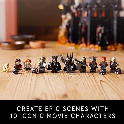 LEGO Icons Lord of The Rings Barad-dûr Building Set for Adults - Lord of The Rings Collectible for Fans - Includes 6 Minifigures - Gift for Men and Women - 10333 thumbnail 5