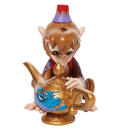 Enesco Disney Traditions by Jim Shore Aladdin Abu Holding The Genie Lamp Figurine, 4.5 Inch, Multicolor thumbnail 5