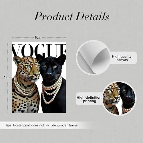 3Pcs Of Fashionable Cheetah Wall Art Lucky Ball 8 Posters Prints Leopard Print Floral Pictures Paintings Trendy Aesthetic Canvas Wall Decoration Suitable For Living Room Bedroom 16x24 Inch Unframed thumbnail 7