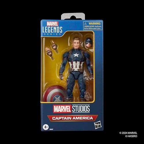 AVENGERS Marvel Legends Series Captain America, Endgame Collectible 6 Inch Action Figure thumbnail 2