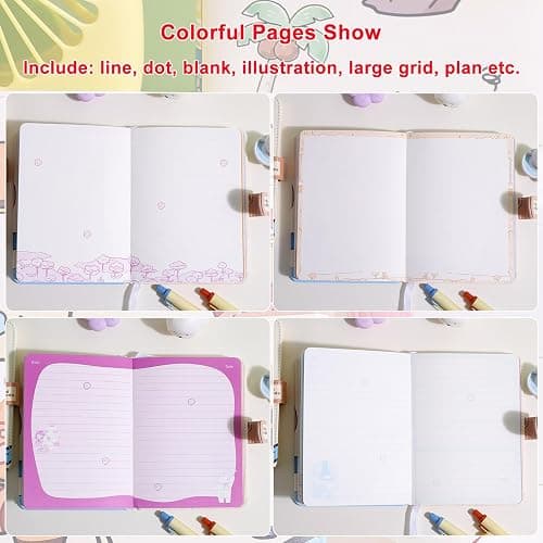 Kawaii Journal Notebook for Kids, Cute Notebook To Do List, Travel Planner Zoo Theme Girls Diary 224 Pages with Magnetic clasp (Koala) thumbnail 4