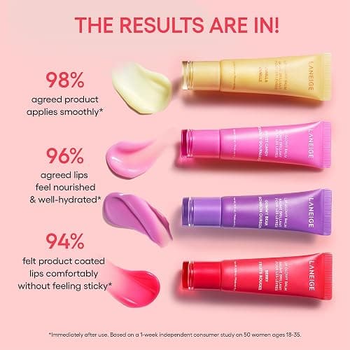 LANEIGE Lip Glowy Balm: Hydrate, Glossy, Lightweight, Moisturize & Tint with Shea Butter - Mini Lip Glowy Balm Set thumbnail 3
