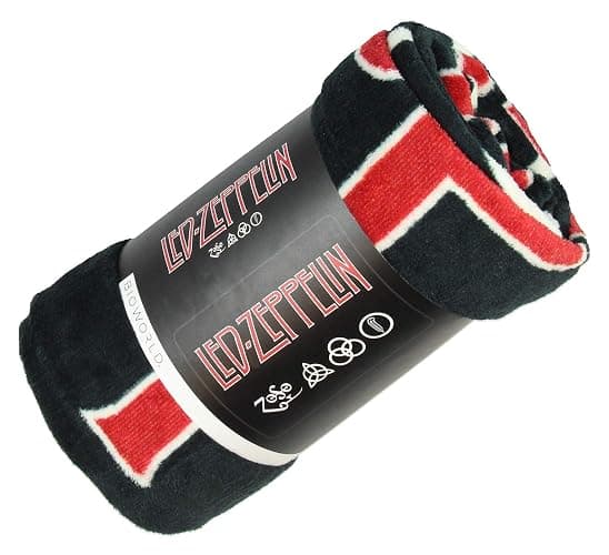 Led Zeppelin 4 Symbols Super Soft and Cuddly Fleece Plush Throw Blanket thumbnail 4