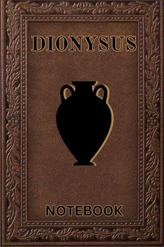 Dionysus Notebook: 100 Page Line Greek Deity Themed Journal - Image 1