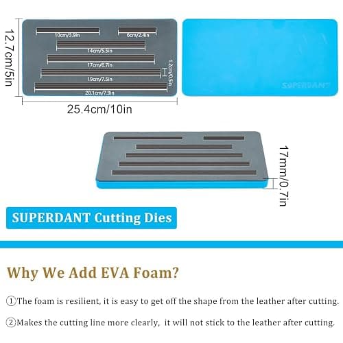 SUPERDANT Leather Earring Dies 4 Styles - Large Size Tassel Die Cutting Machine for DIY Crafters thumbnail 3