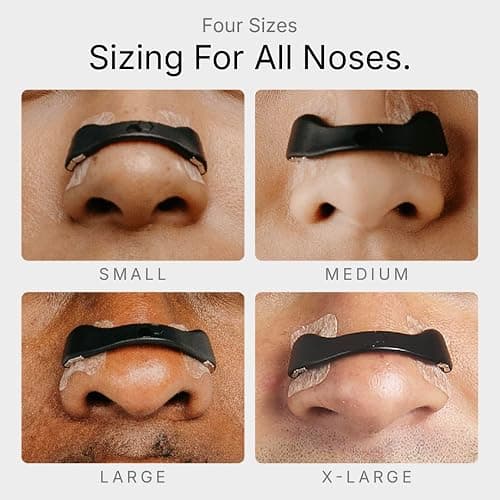 Intake Breathing Magnetic Nasal Strips Starter Kit (15 Count, Black) - Boost Oxygen Intake, Reduce Snoring, Improve Sleep Quality - Sweat Resistant, Nasal Strips - Extra Strength Snoring Solution thumbnail 5