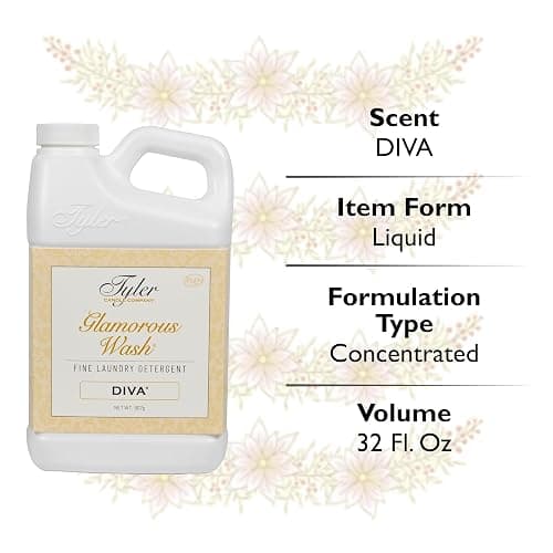 Tyler Candle Laundry Detergent Glamorous Wash, Diva 32 oz Bundle with Tyler Candle Mixer Melts, Autoglam Freshener, and Stain Remover Pen, (32111) thumbnail 6