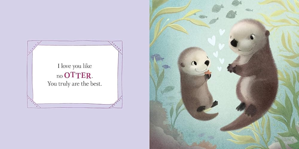 I Love You Like No Otter: A Funny and Sweet Animal Board Book for Babies and Toddlers this Christmas (Punderland) thumbnail 6