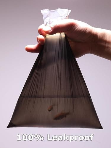 Ginsco 0.8 Gallons Disposable Trash Bags for Mini Car Trash Can, Portable Small Car Garbage Bags, Cars Accessories, Mini Trash Bags, Plastic Trash Bag for Cars/Home/Office (6 Rolls/90 Counts) Black thumbnail 8