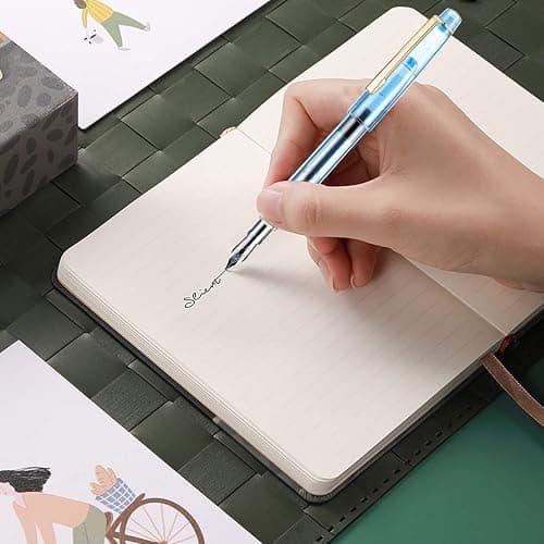 GC QUILL Calligraphy Set Fountain Pens 7 Different Size Nibs and 36 Assorted Ink Cartridges Kit for Calligraphy Lettering - Complete Easy Learning Set for Beginners F736 thumbnail 2