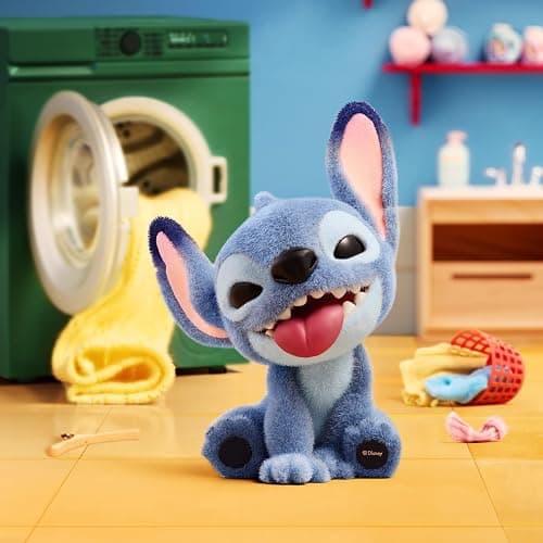MINISO Disney Stitch Naughty Stitch Series Blind Box Figures, Random Design Collectible Flocked Figures Home Decorations, Holiday Birthday Gifts for Collectors and Fans, Single Box thumbnail 2