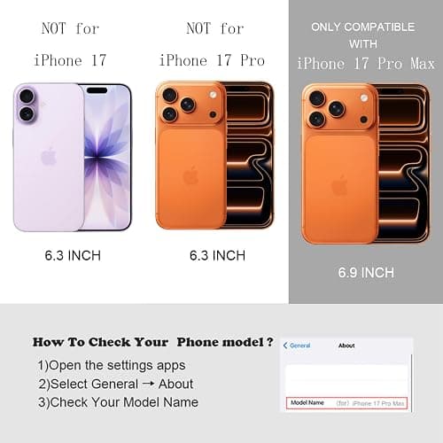 FABSPARK Phone Case for iPhone 17 Pro Max Case,Simple Wave Design Wavy Frame Soft Silicone Aesthetic for iPhone 17 Pro Max,Black thumbnail 3
